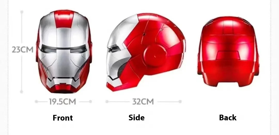 Jarvis Iron Man Helmet Mk5 Real Man Wearable And Deformable Voice Controlled Electric Opening And Touching Remote Control Ak Diy
