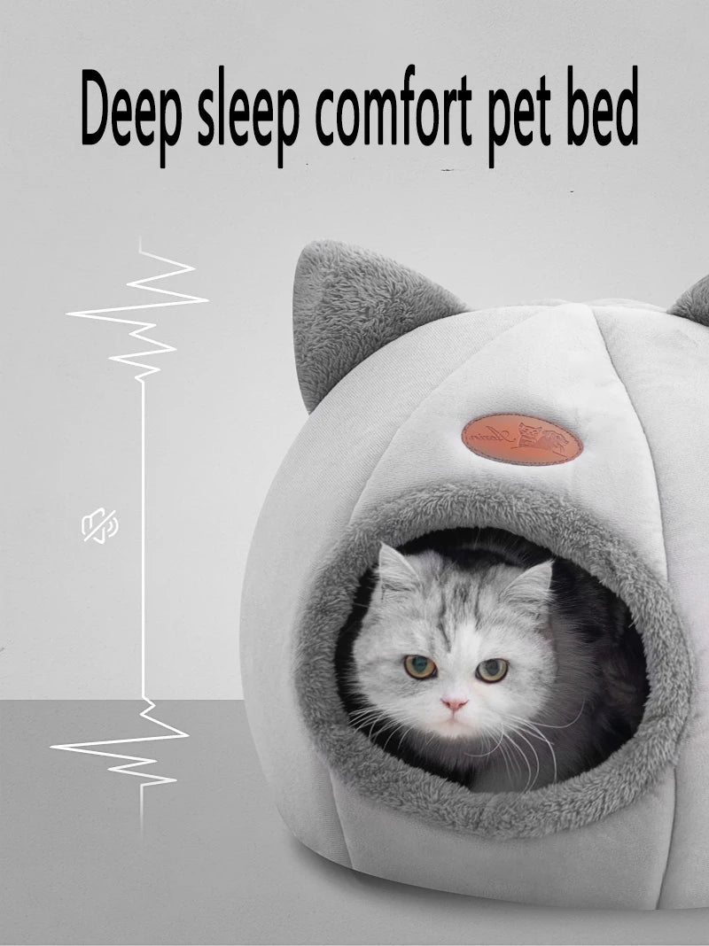 2024NEWCat House Cat Bed Pet Bed Soft Whole Washable Winter Pet Cushion Pet Cushion Cat Dog Rabbit Bed