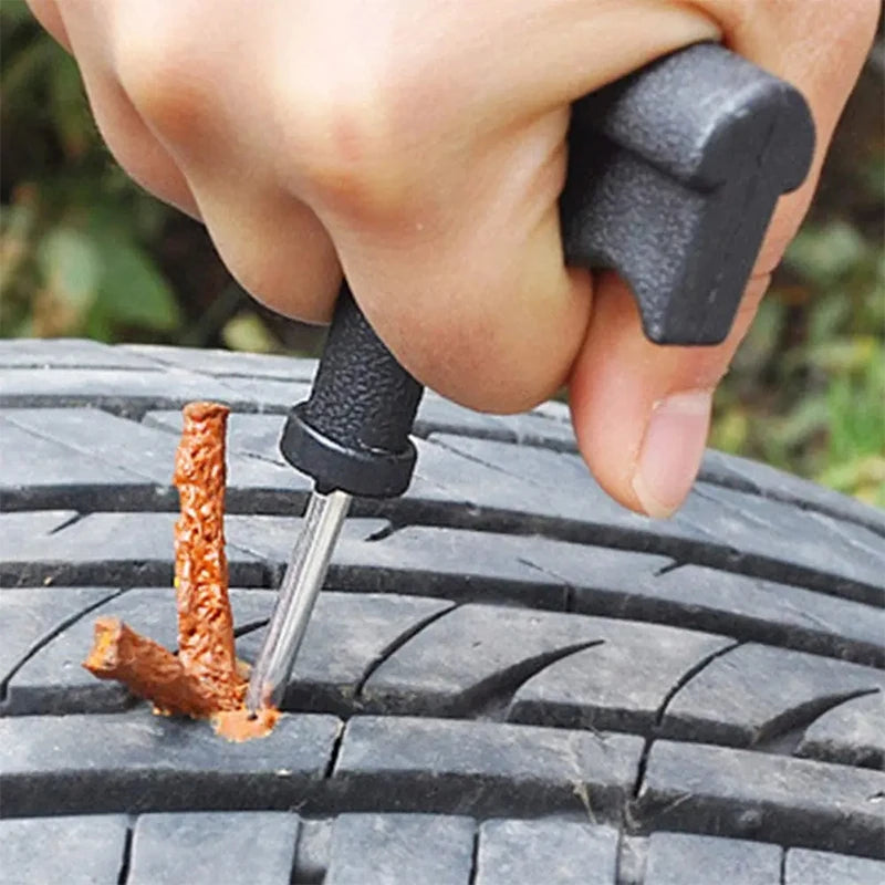 Tire Repair Tool Kit Universal Patch Strip Adhesive Suitable For Car Bicycle Truck And Motorcycle Tires Motorcycle Repair Tools