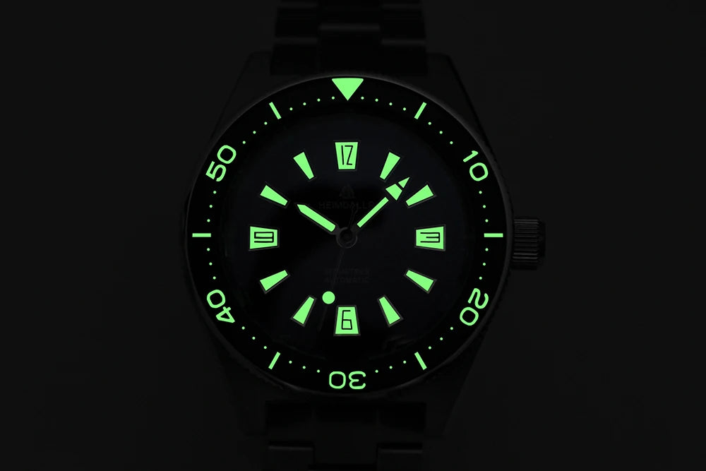 Heimdallr H14 Men Watch Ceramic Bezel NH35A Automatic Movement Sapphire Glass C3 Luminous 20Bar Waterproof Original Mens Watch