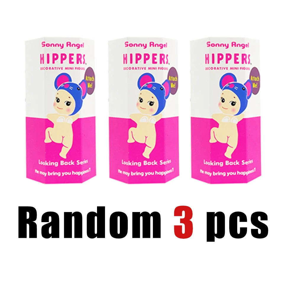 Sonny Angel In Stock Lying Down Hippers Action Figures Cute Mysterious Surprise Toy Anime Model Doll Children Christmas Gifts