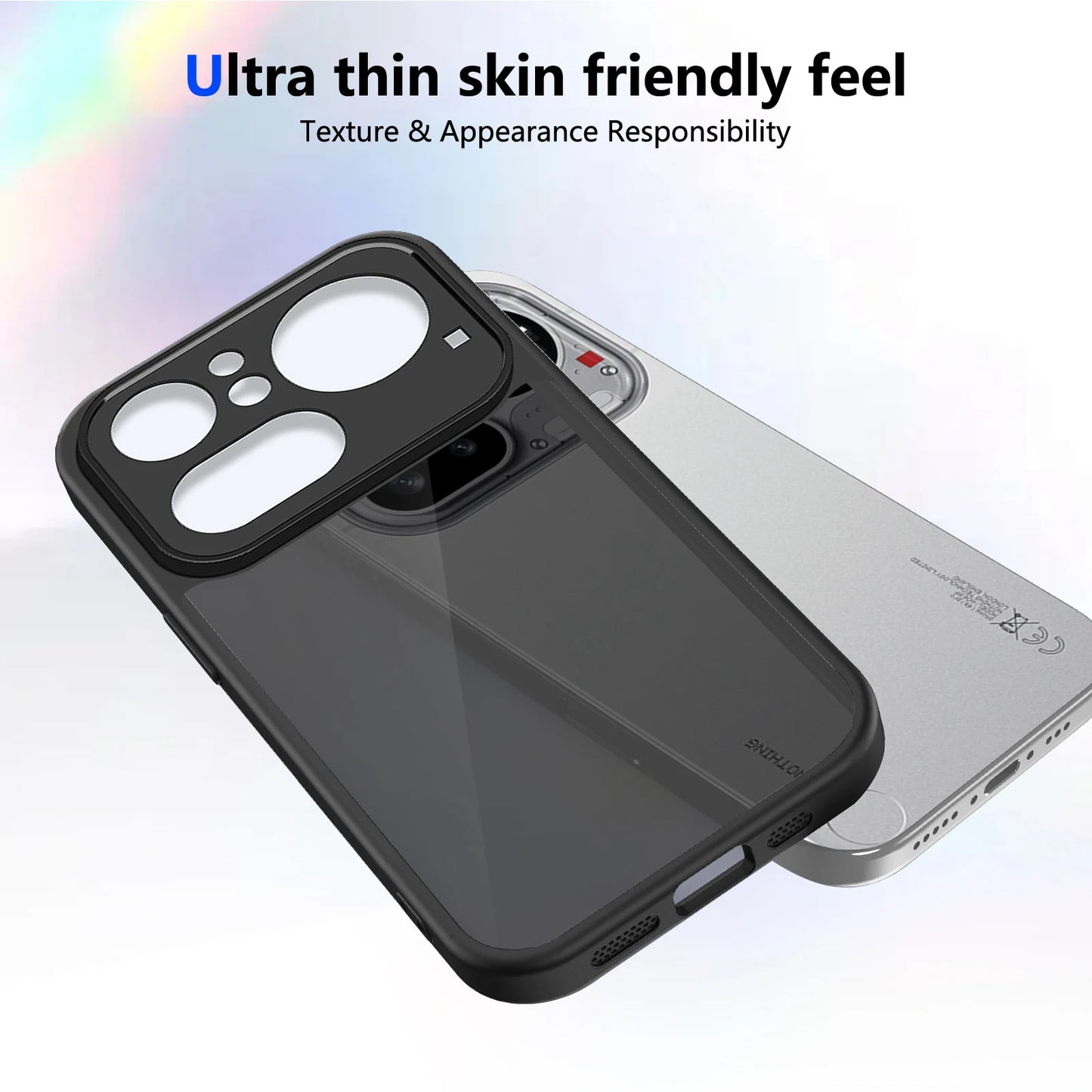 Nothing Phone 4A Pro Case Skin Feeling Silicone TPU Bumper Clear Hard Back Cover Case for Nothing Phone 4A Pro 5G A069P 2026