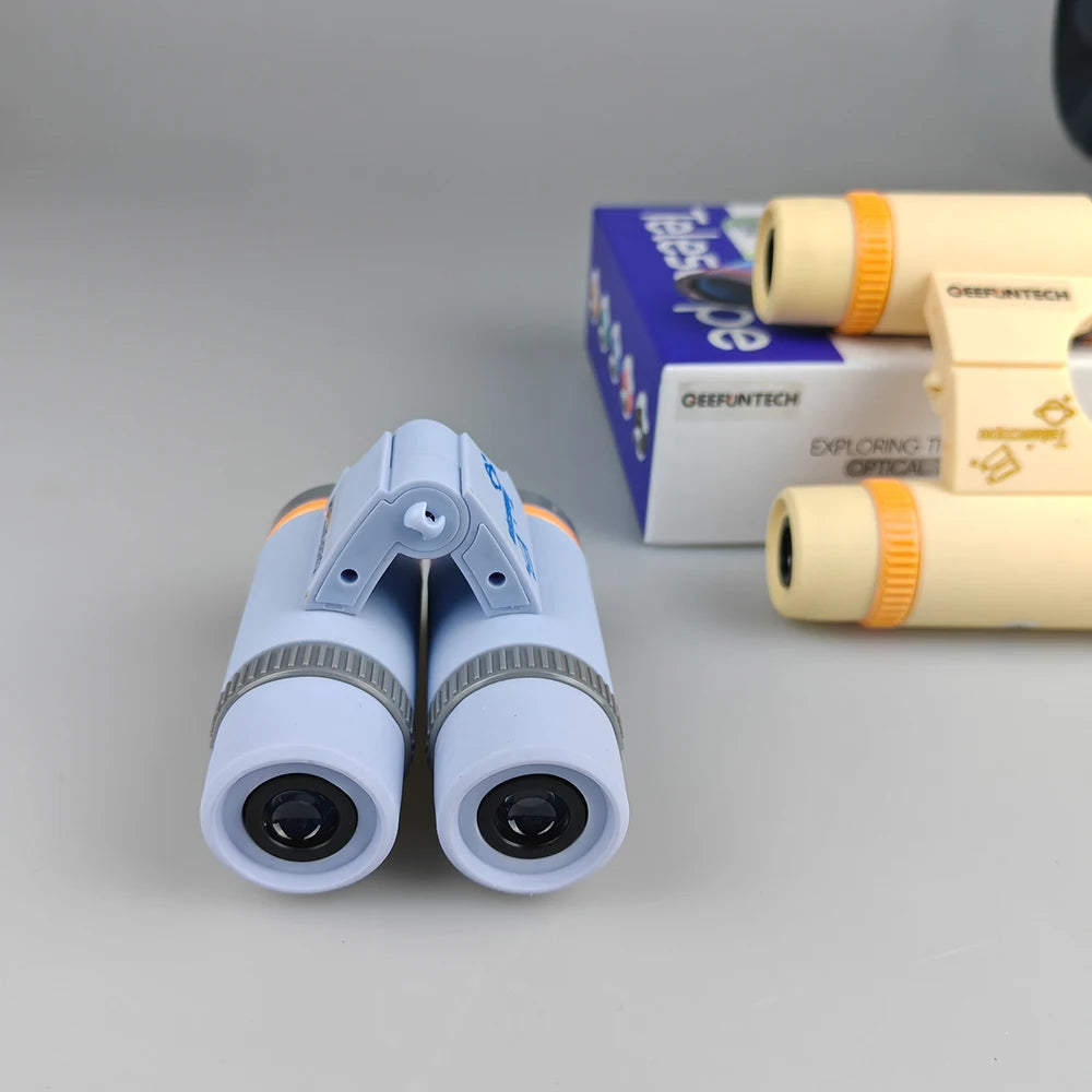 Hd Binoculars Detachable Spliced Mono-Binoculars Convert 10x Focus Children's Outdoor Exploration Science Education Physics Toys