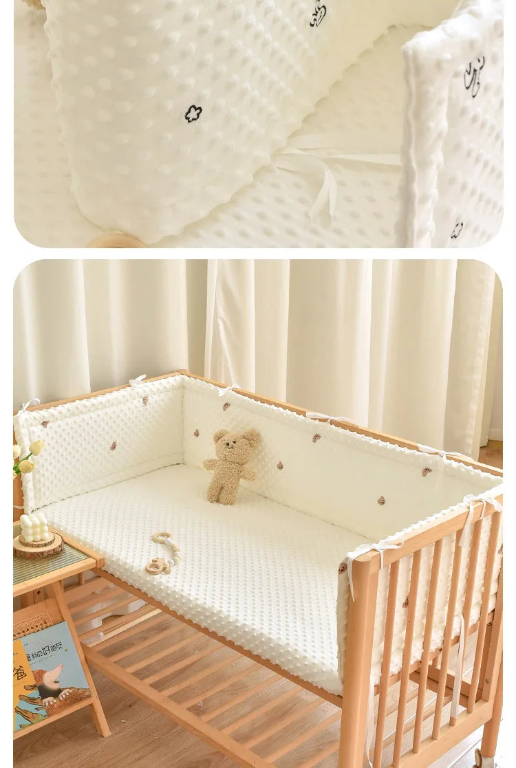 Newborn Crib Circumference, Anti-collision Cushioning, Soft Package One-piece Baby Comfort, Splicing Bed Enclosure