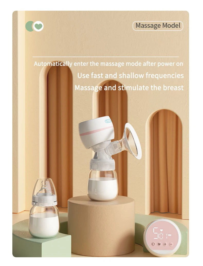 Dr.isla Automatic  Electric Breast Pump USB Chargable  Portable Breast Pump Silent Powerful Suction Breast Pump BPA Free