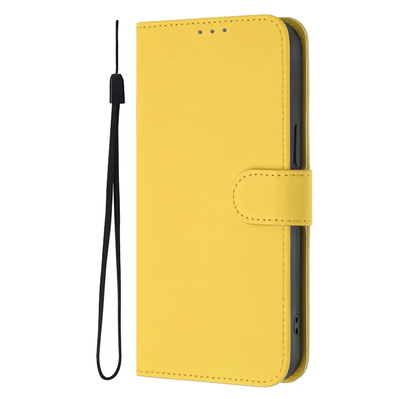 For Funda Tecno Camon 50 Pro 4G Case Candy Solid Color Flip Cover on for Tecno Camon 50 pro 4G CN5c Leather Phone Case Coque