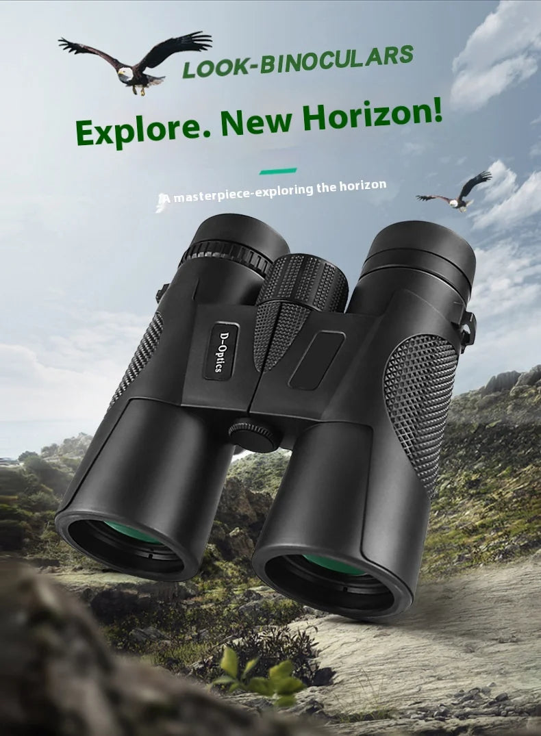 12X42 Binoculars Adults High Powered Professional FMC Lens Central Focus Wide Angle Ideal for Bird Watching Camping
