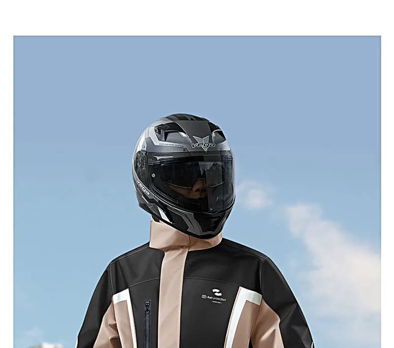 Motorcycle Raincoat Men Women Waterproof Motorcycle Rider Raincoat Suit Moto Raincoat Rain Coat Jacket Pants Biker Rain Set