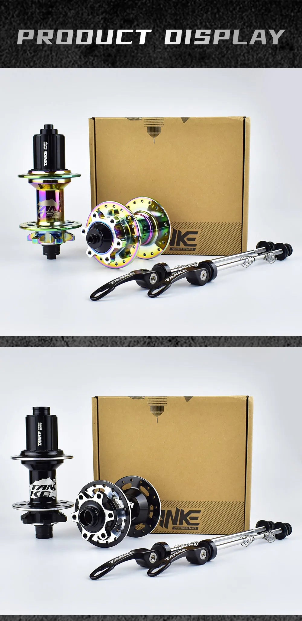 TANKE 120 Click Hub Bearing MTB Hub Front Rear 32 36 Holes Disc Brake Bicycle Hubs 7 8 9 10 11 12 Speed Quick Release 6 Pawl Hub