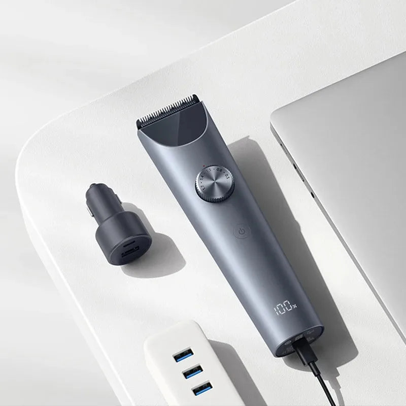 MIJIA Hair Clipper 2 Hair Trimmer Professional Beard Cut Machine IPX7 Waterproof Wireless Haircut Machine Mijia Clipper 2