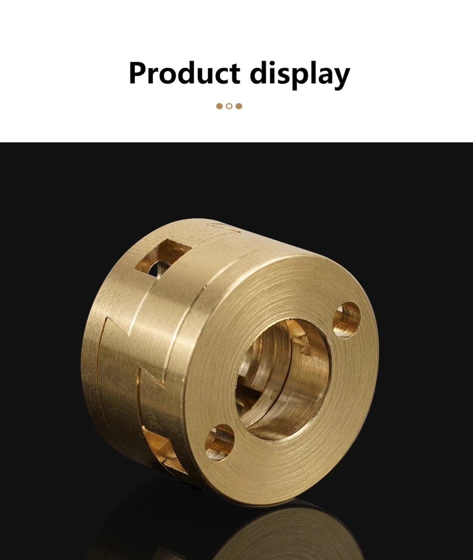 KINGROON 16mm Oldham Coupling T8 Z-axis Screw Hot Bed Reduce Printing Swing 3D Printer Parts CNC Flexible Shaft Coupler Cylindri