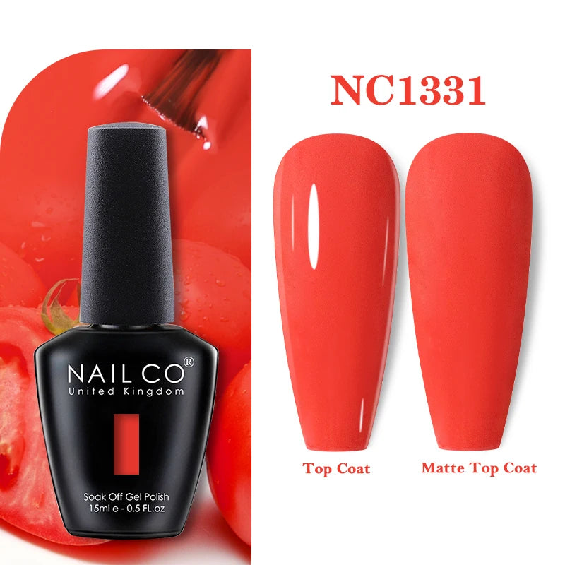 NAILCO Gel Nail Polish 15ml Nail Art Vernis Semi Permanent Soak off UV Gel Polish Gel Manicure Nail Varnish Nail Color Ongles