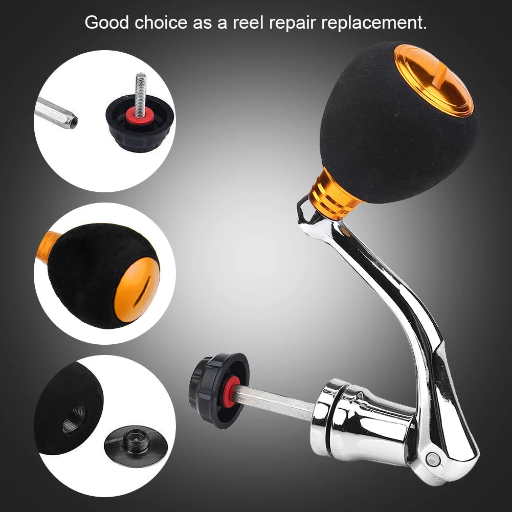 Reel Replacement Power Handle Metal Rocker Arm Grip for Spinning Fishing Reel