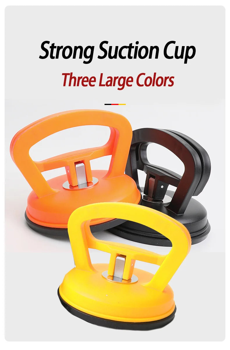 Large Car Dent Fixer Repair Suction Cups Body Repair Puller Car Dent Extractor Orange Suction Cup Repair Tools