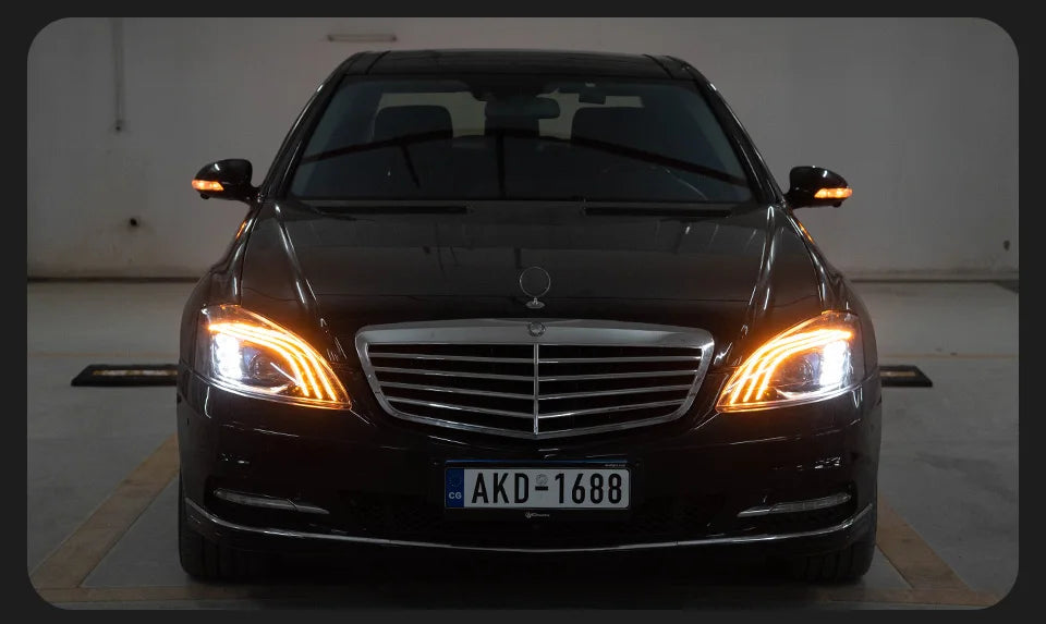 Car Lights for W221 2006-2013 S Class LED Auto Headlight Assembly Upgrade W222 Maybach Style Design Signal Lamp Accessories