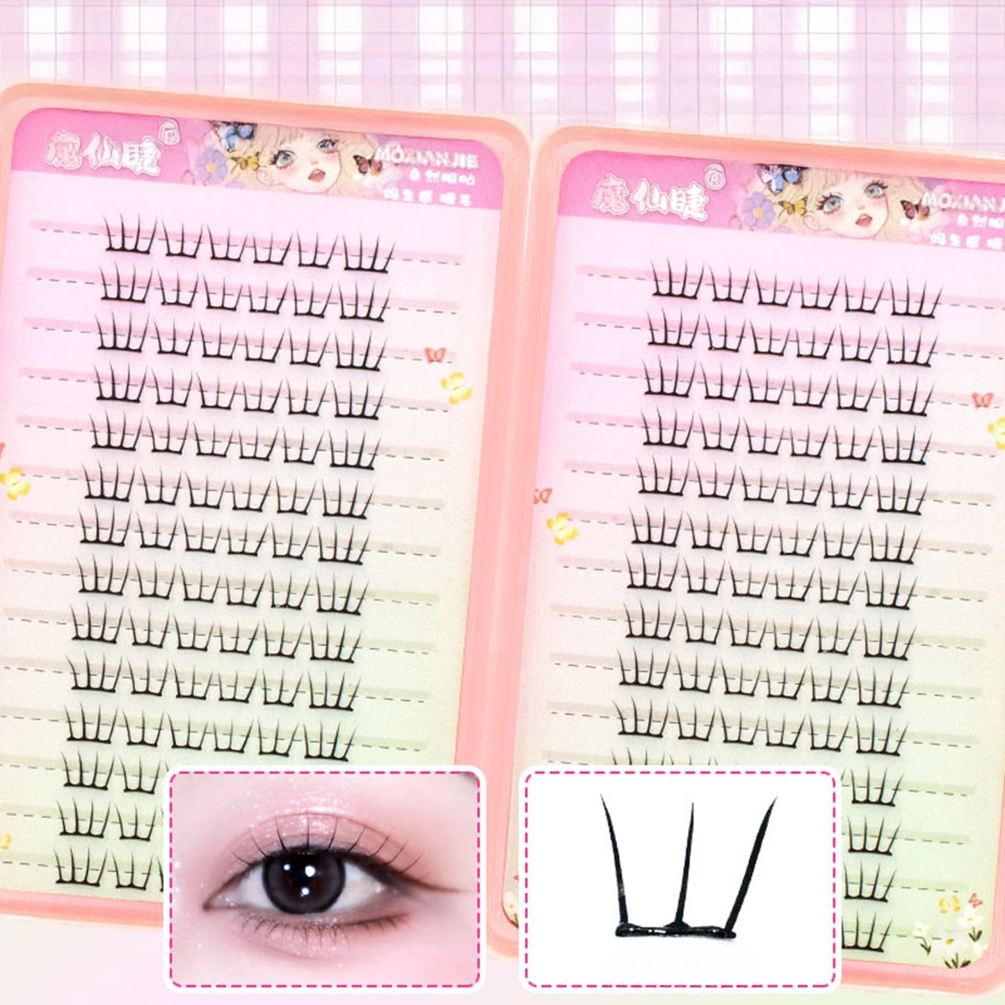 Fairy Eyelashes Thin Flake Eyelash Book For Idol Girls Korean Style False Eyelashes Natural False Eyelashes Extension