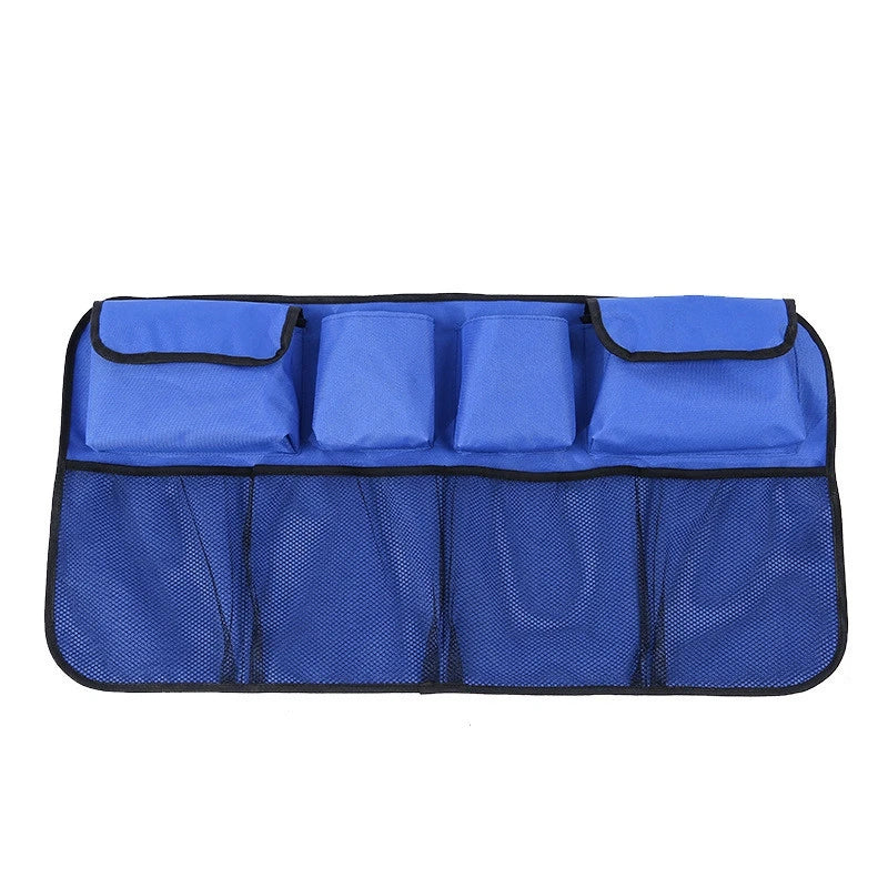 Car Organizer Auto Rear Seat Back Trunk Net Mesh Cargo Storage Bag Pocket Cover Stowing Tidying Interior Camping Accessories