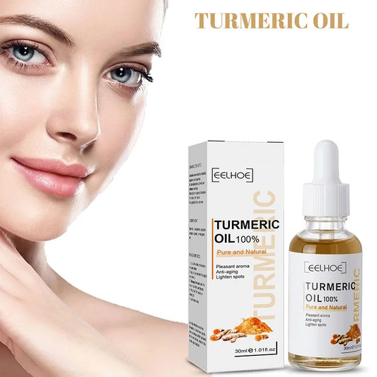 30ml Turmeric Oil Face Serum Skin Care Moisturizing Lightening Fine Lines Improves Skin Tone