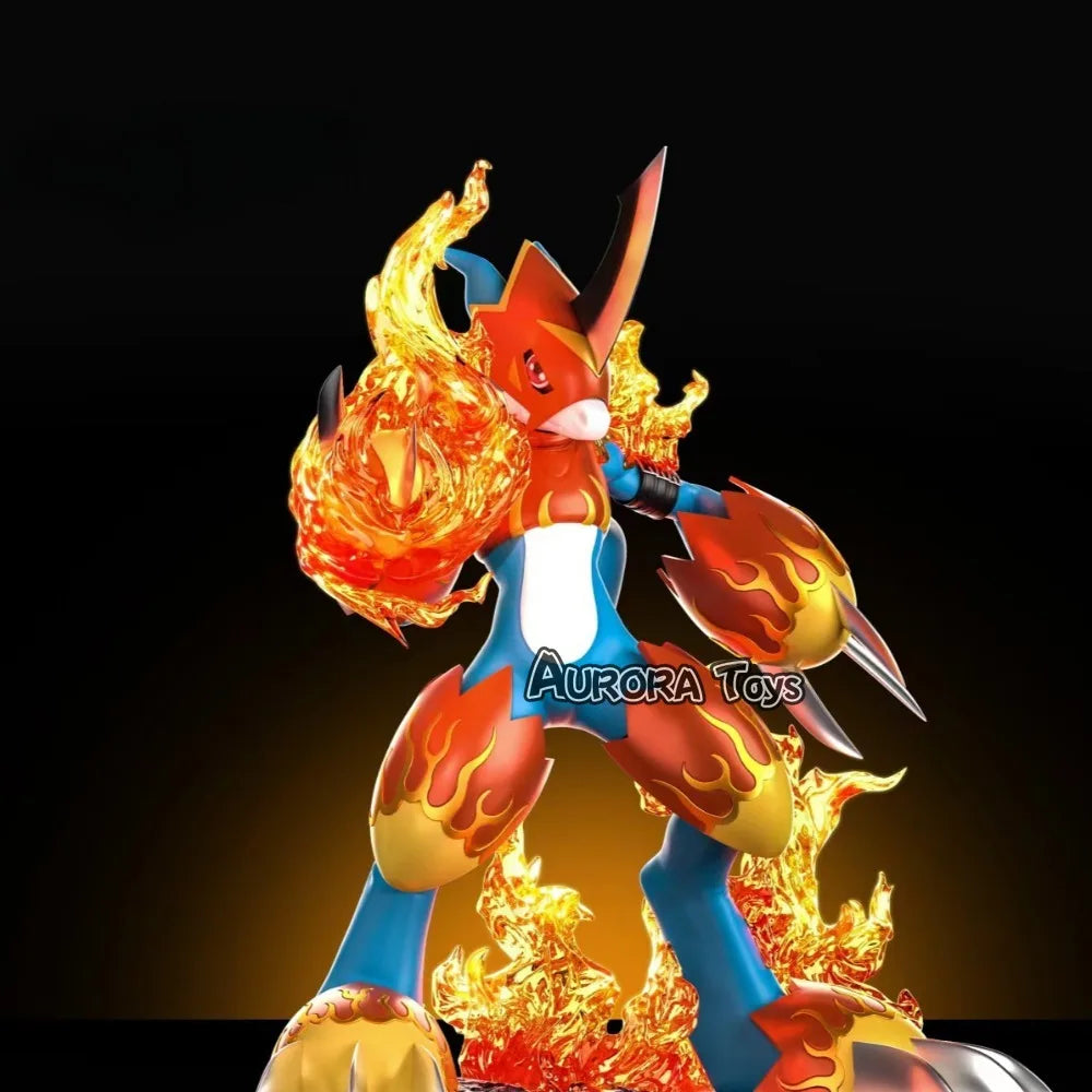 18cm Anime Figure Digimon Adventure Fladramon Figure Model War Greymon Model PVC Action Figure Boys Toys