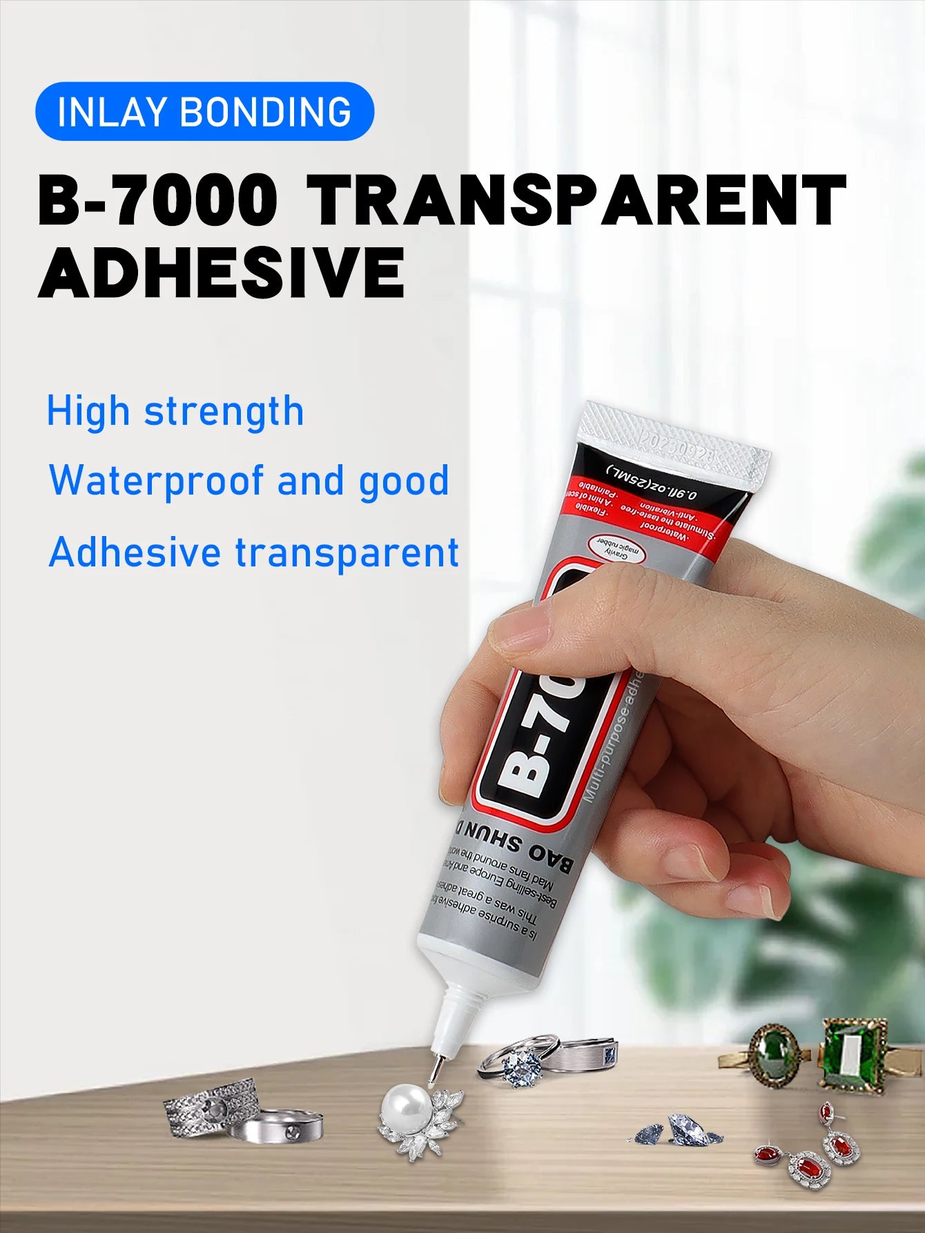 15ML 25ML 50ML 110ML B-7000 Clear Contact Phone Repair Adhesive Universal Glass Plastic DIY Glue B7000 With Precision Applicator