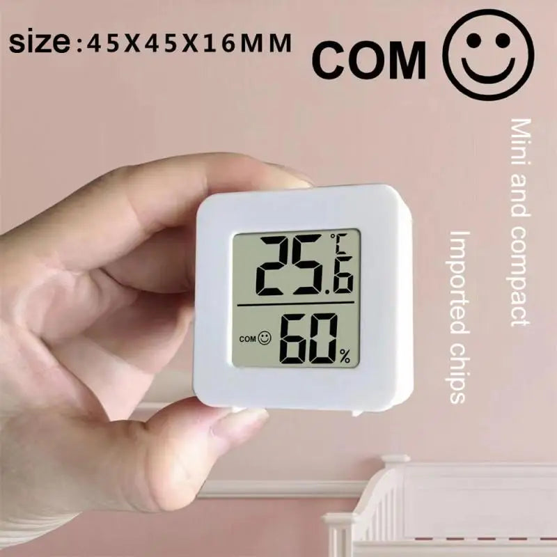 1PC Mini LCD Digital Thermometer Hygrometer Bedroom Home Electronic Meter Weather Station Indoor Electronic Temperature Display