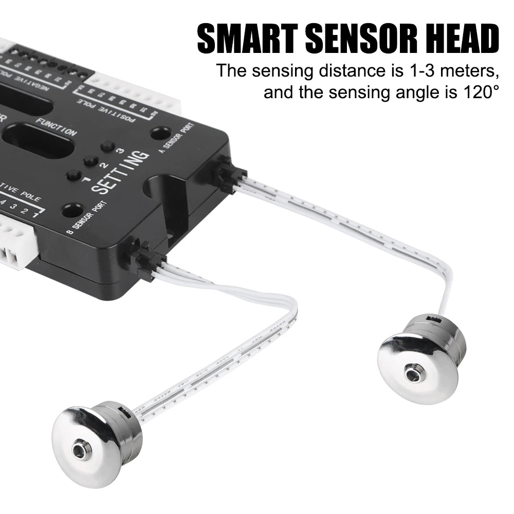 Adjustable Brightness For Stairs Flexible Strip LED Motion Sensor Stair Light Controller Kit DC 12V 24V 32 Channels