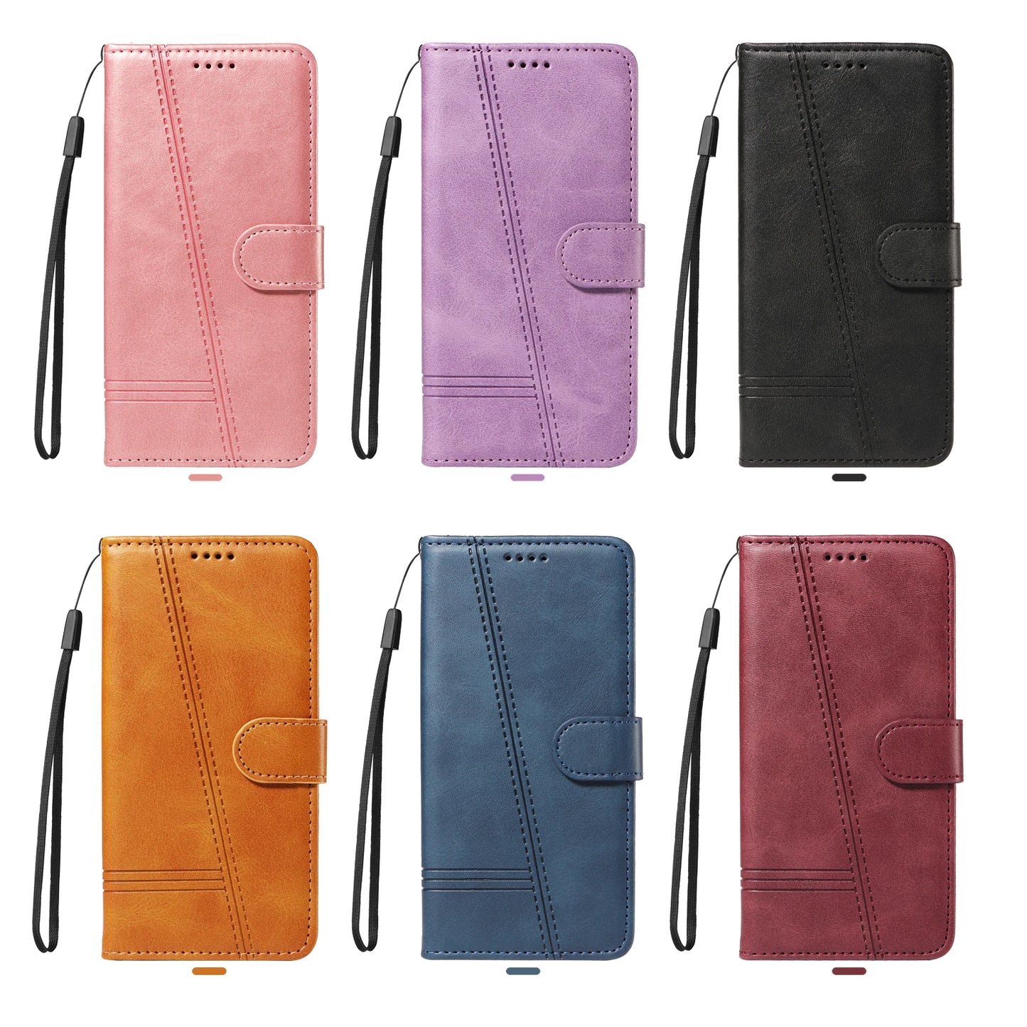 Wallet Magnetic Flip Leather Case For Huawei Mate 60 Pro Plus 20 10 Lite P70  P30 P20 P10 P9 P8 Nova Y90 Y70 3 12 SE 4G P Smart