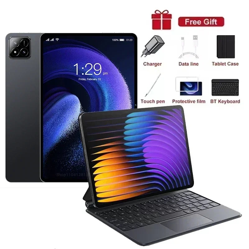 2025 NEW Original  Pad 7 Pro Tablet 11inch Snapdragon 8gen2 HD 4K Android 14 16GB+1TB 12000mAh 5G Dual SIM WiFi GPS Tablets PC