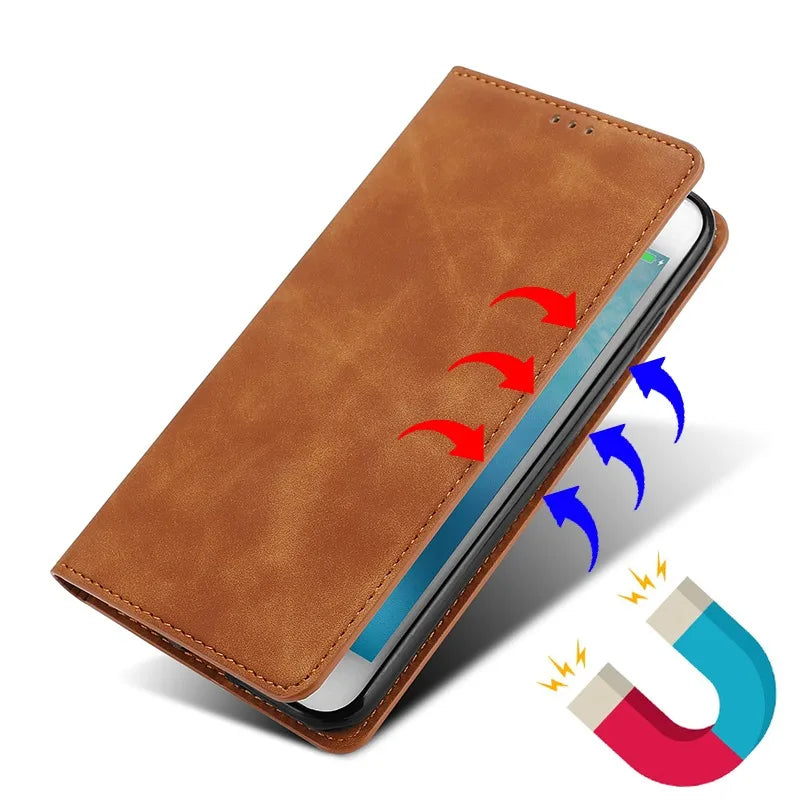 PU Leather Case For Samsung Galaxy A40 A41 A42 A51 A52 A52S A53 A54 A55 A60 A70 A70S A71 A72 A73 A80 A81 A82 A90 A91 Flip Cover