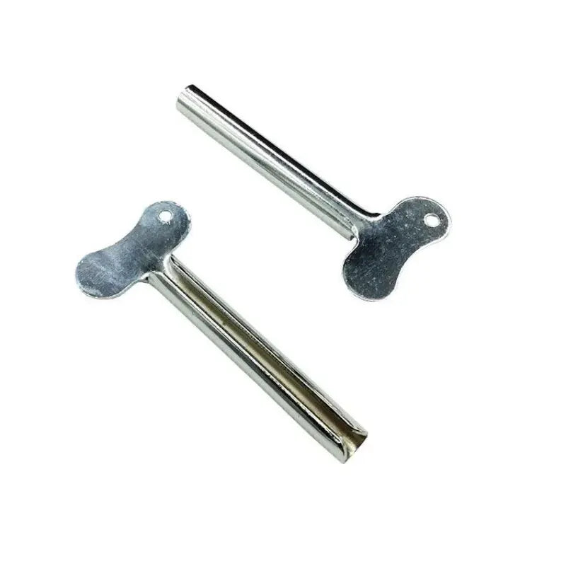 Handle Stainless Steel Paste Squeezer Toothpaste Hairdressing Key ToothpasteMetal Paste Squeezer Hairdressing Key Paste Squeezer