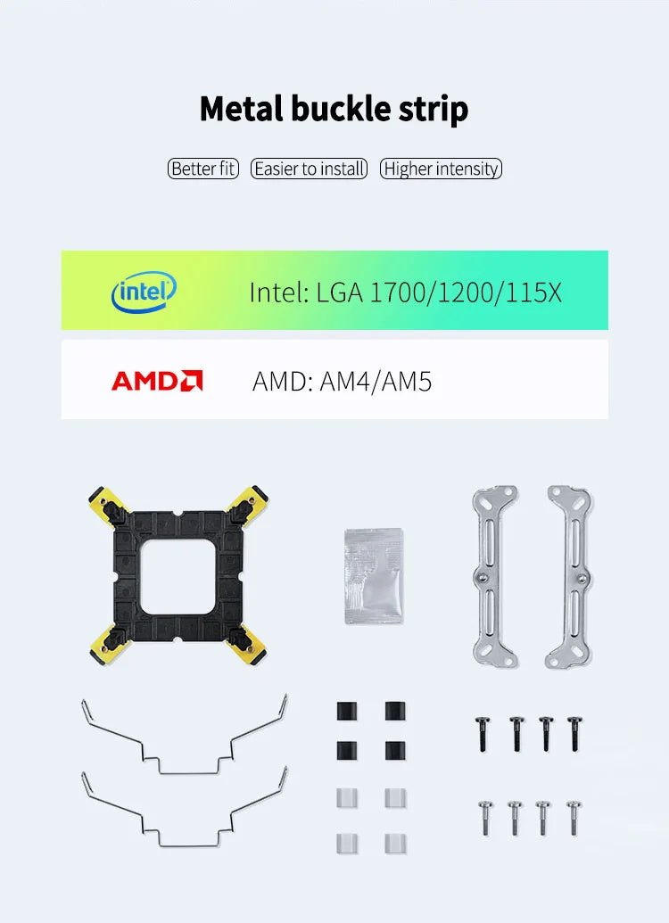Jonsbo CR 1400 V2 CPU Cooler ARGB Quiet Fan 4 Heat Pipes Air Radiator for LGA1700 1200 115X AM4 AM5 PC Processor Heatsink Cooler