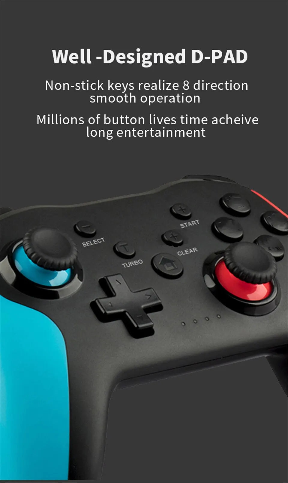 GAMINJA MG25Z Wireless Controller Bluetooth Gamepad For Nintendo Switch PS3 PC Joystick Dual Vibration Gamepad Lag Free