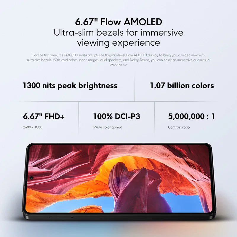 POCO M6 Pro Global Version Smartphone Helio G99 Ultra NFC 64MP Triple Camera 6.67'' 120Hz Flow AMOLED DotDisplay 67W Charging