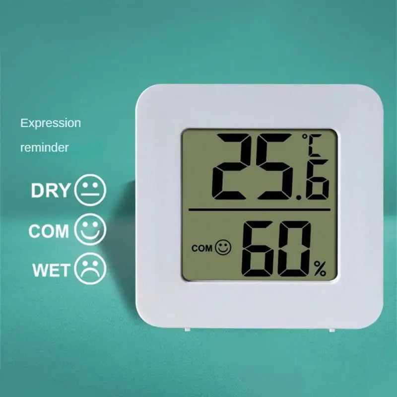 1PC Mini LCD Digital Thermometer Hygrometer Bedroom Home Electronic Meter Weather Station Indoor Electronic Temperature Display