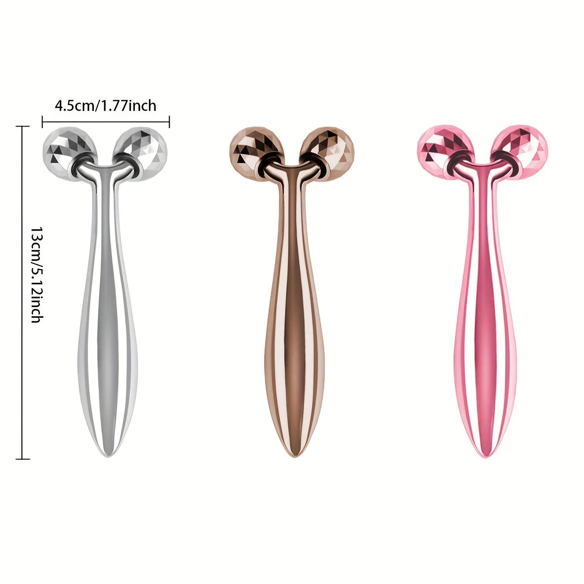 Face Massager Facial Lifting 3D Roller Body Slimming Massager Tool Y Shape Massagers Skin Care Tools Neck Massager 360 Rotate