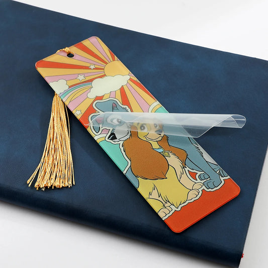 Yellow puppy bookmark, simple and portable, student birthday gift or anniversary gift.