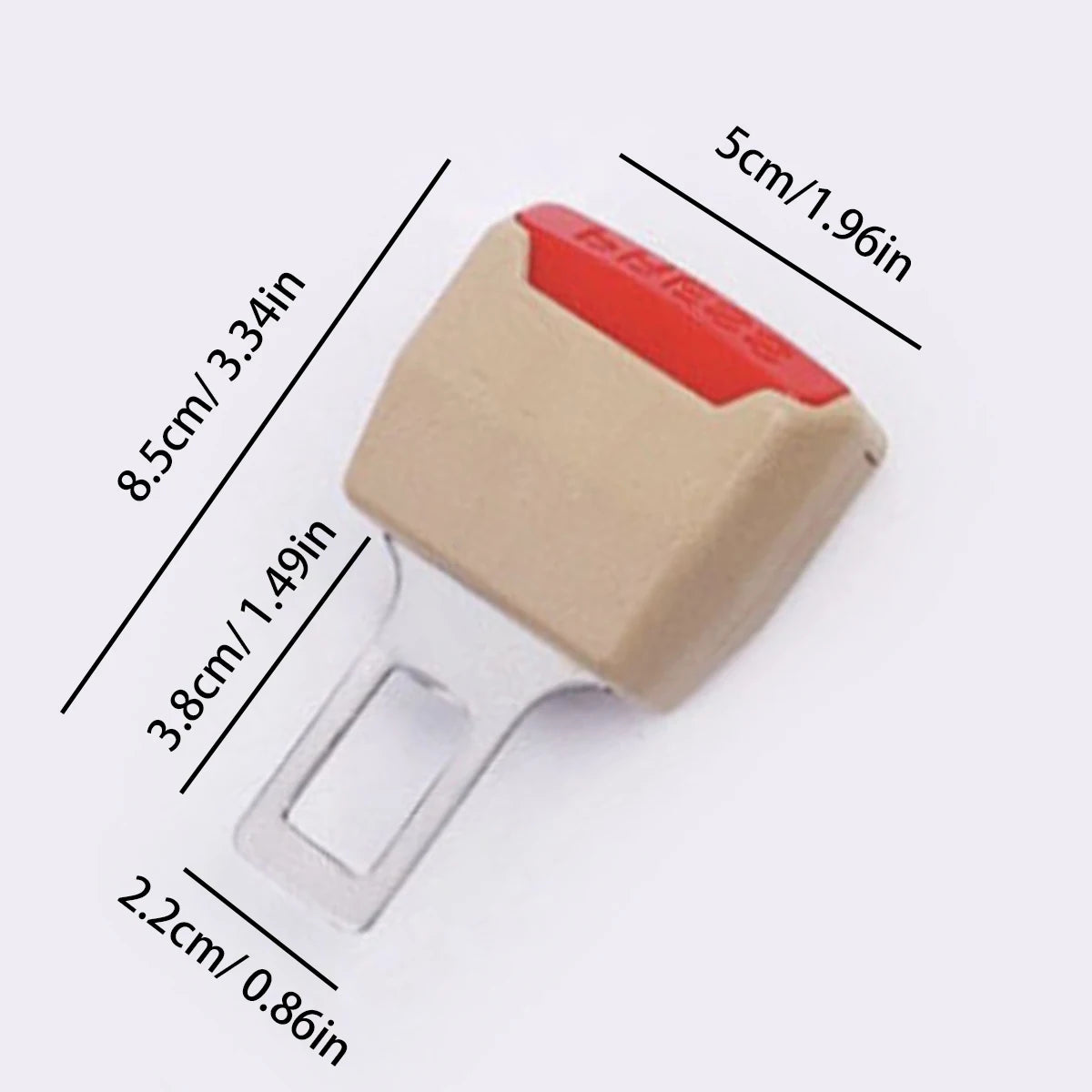 2pcsSeat belt buckle extender subbuckle muffler card