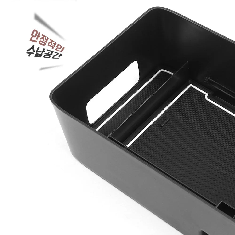 Central Console Armrest Box Storage Box Organizer Container Tray Car Interior Stowing Tidying For Hyundai Santa Fe MX5 2024