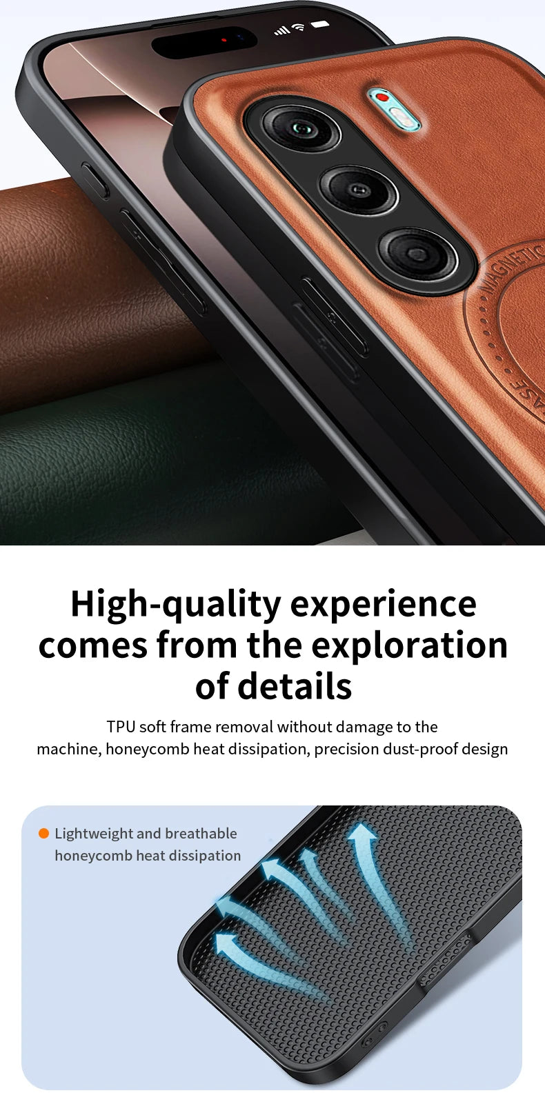 For Tecno Camon 40 Pro 4G 5G Magnetic Wireless Charging Leather Phone Case Shockproof Silicone Lens Protect Cover Cases Bracket