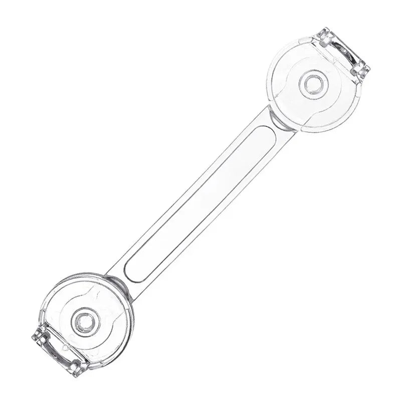 5PCS Child Safety Lock Drawer Anti Opening Lock Transparent Fridge Cabinet Door Lock Multi-functional Protection Safety Latch