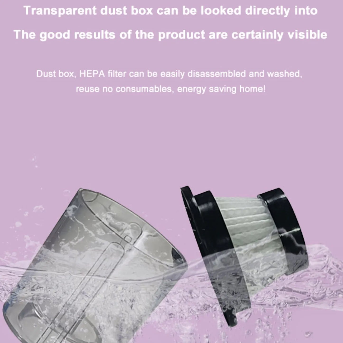 UV Exposure Mite Removal Instrument Cordless Handheld Vacuum Mattress Sofabed Home Detachable Filter