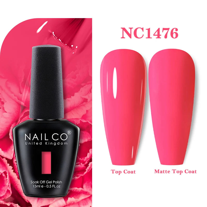 NAILCO Gel Nail Polish 15ml Nail Art Vernis Semi Permanent Soak off UV Gel Polish Gel Manicure Nail Varnish Nail Color Ongles