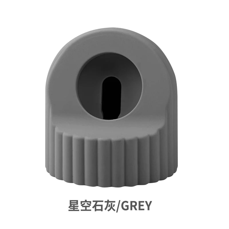 Soft Silicone Charger Stand for Apple Watch Series 8 7 6 5 4 3 2 1 SE Iwatch Station Dock Charging Desktop Holder Accessories