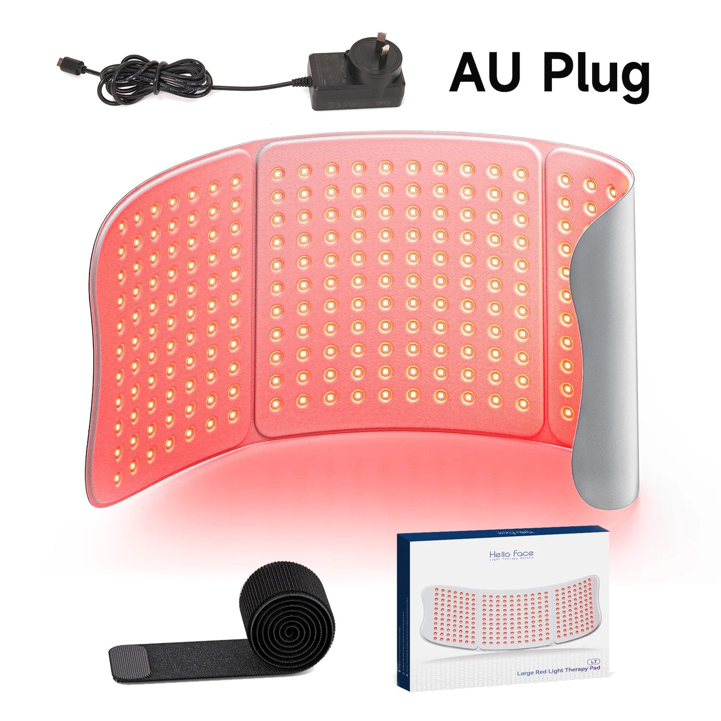 660nm 850nm Wearable Super Large Red Infrared Light Therapy Pad 792pcs LEDs for Human Pet Body Pain Relief L7 Phototherapy Pad