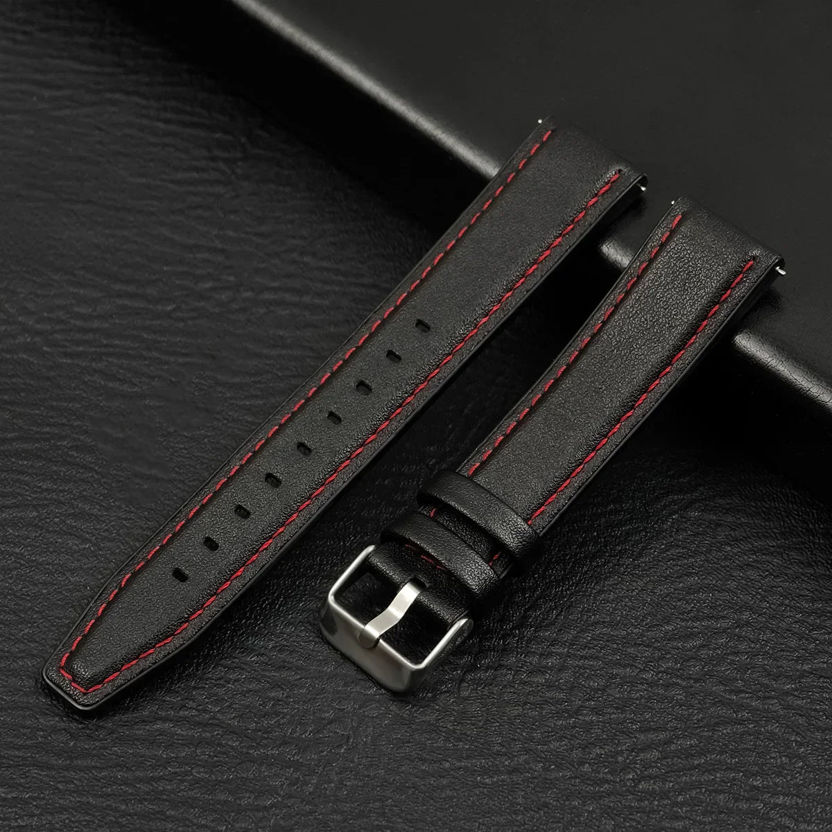 22mm 20mm Leather Strap For HUAWEI WATCH GT 4 46mm 4Pro GT3/2 Pro 42mm Soft Band For Samsung Galaxy Watch 7/6/5/4 40mm Wristband