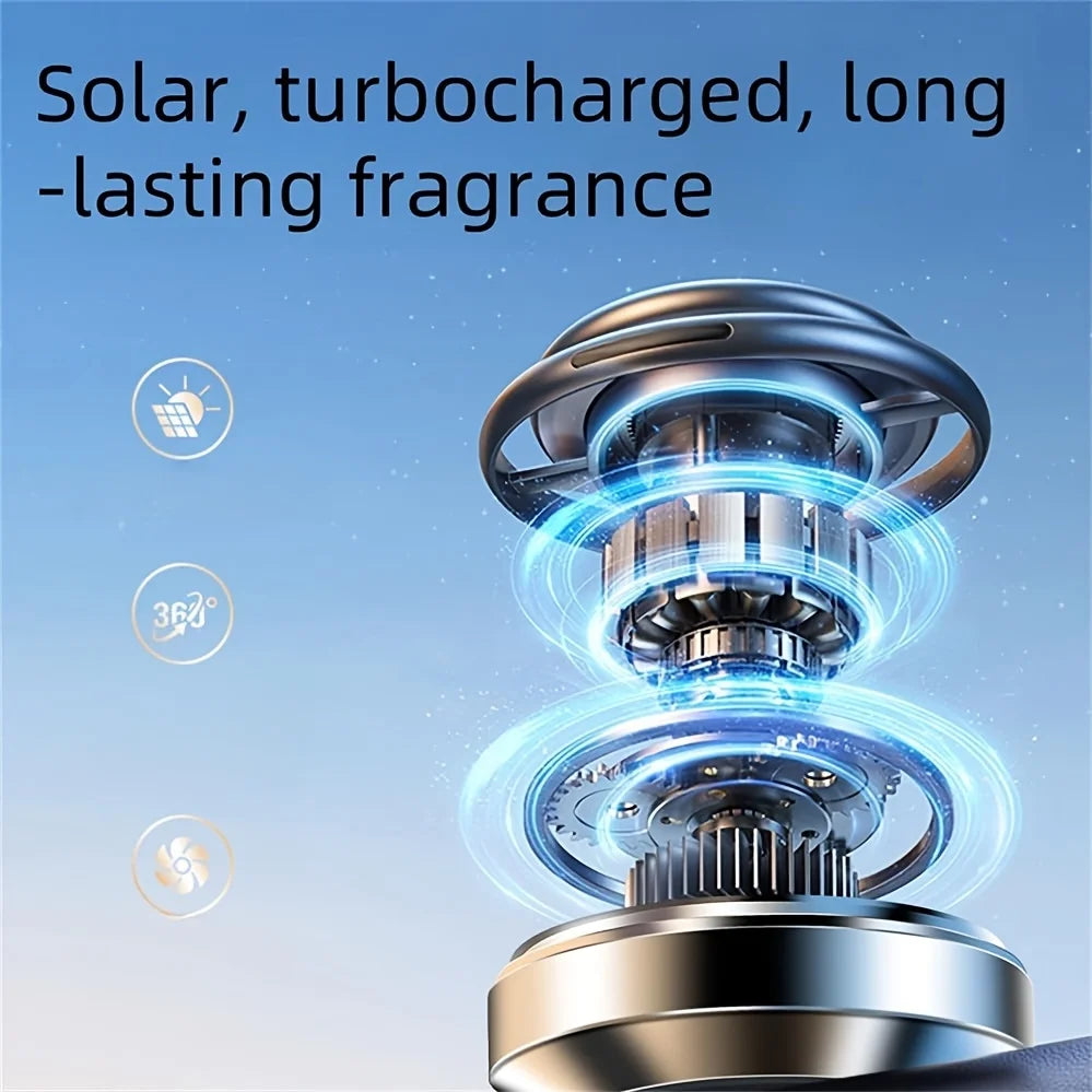 Starry Sky Solar-Powered Car Air Freshener – Long-Lasting Fragrance, Stylish Design, Premium Car Perfume | Ideal Gift & Festive