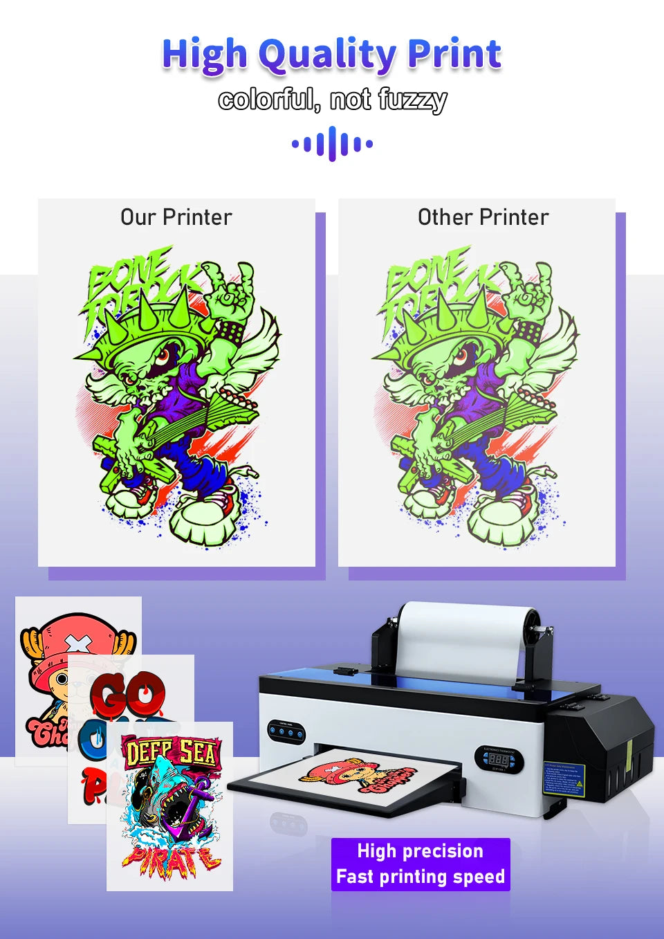 A3 DTF Printer For Epson R1390 T shirt Printing Machine With Curing Oven DTF Transfer Printer a3 For all Fabric Impresora dtf a3