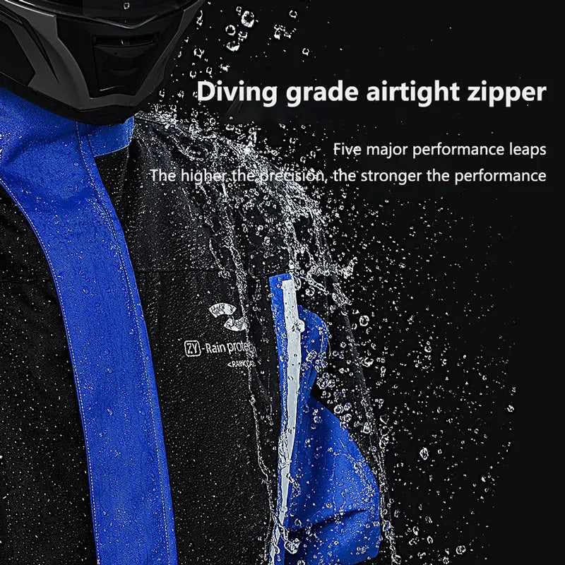 Motorcycle Raincoat Men Women Waterproof Motorcycle Rider Raincoat Suit Moto Raincoat Rain Coat Jacket Pants Biker Rain Set