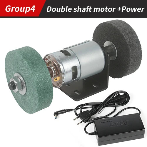 Small Grinding Machine polisher machine grinder sharpening Machine Home DIY Jade Jewelry Dental Bench Sanding Tools