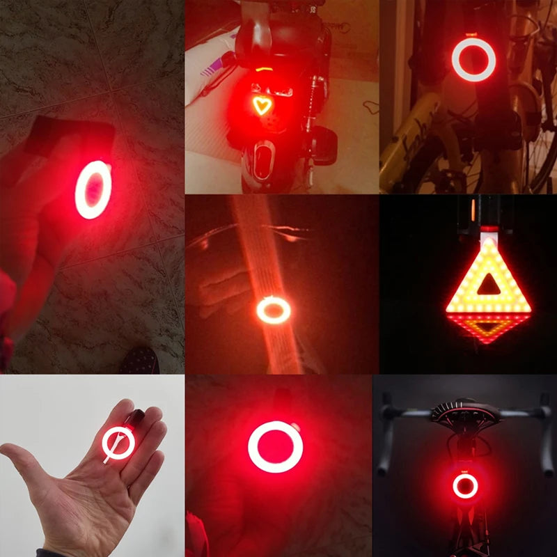 Bicycle Taillight Multi Lighting Modes USB Rechargeable Led Bike Light Flash Tail Rear Lights for Mtb Bike Seatpost